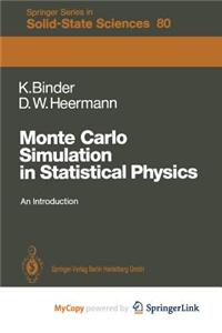 Monte Carlo Simulation in Statistical Physics