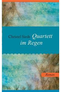 Quartett im Regen
