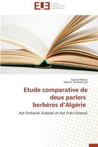 Etude Comparative de Deux Parlers Berbères D Algérie