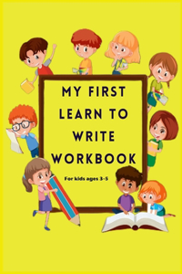 My first learn to write workbook