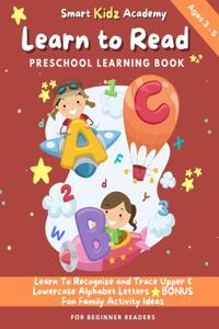 Learn To Read Preschool Learning Book