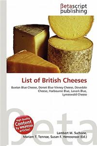 List of British Cheeses