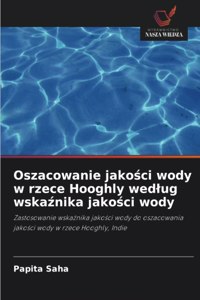 Oszacowanie jakości wody w rzece Hooghly wedlug wskaźnika jakości wody