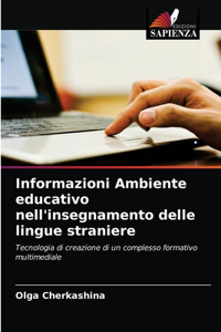 Informazioni Ambiente educativo nell'insegnamento delle lingue straniere