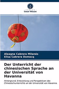 Unterricht der chinesischen Sprache an der Universität von Havanna