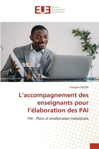 L'accompagnement des enseignants pour l'élaboration des PAI