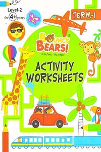 Bouncy Bears Activity Worksheets Term - I (Level 2)