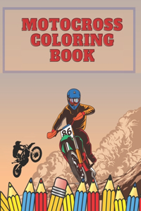 Motocross Coloring Book