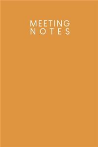 Meeting Notes
