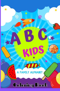 abc KIDS a family alphabet COLORING book