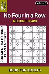 No Four in a Row puzzle book for Adults