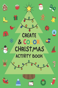 Create & Color Christmas Activity Book
