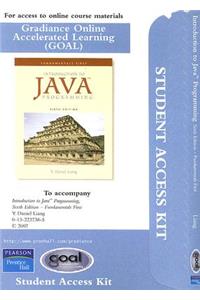 GOAL -- Access Card -- for Intro to Java Programming-Fundamentals First
