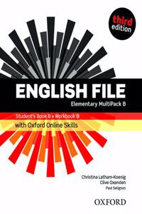 English File: Elementary: Student's Book/Workbook MultiPack B with Oxford Online Skills
