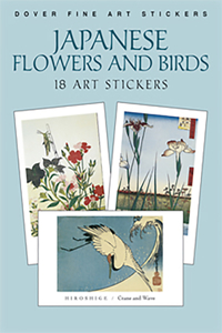 Japanese Birds and Flowers: 18 Art Stickers