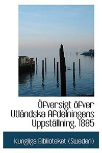 A Fversigt Apfver Utlacndska Afdelningens Uppstacllning, 1885