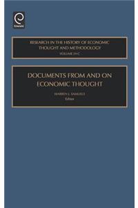 Documents from and on Economic Thought
