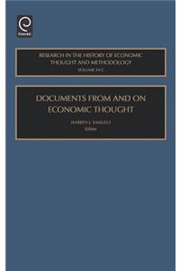Documents From and On Economic Thought