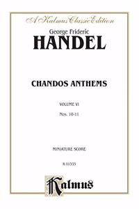 HANDEL CHANDOS ANTHEMS 1011 MS