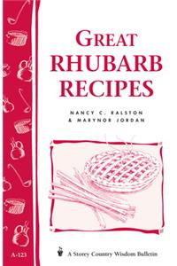 Great Rhubarb Recipes