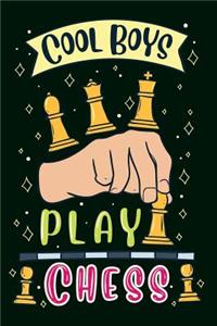 Schach Notizbuch Coole Jungs spielen Schach