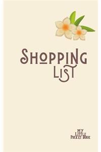 Shopping List My Little Pocket Book