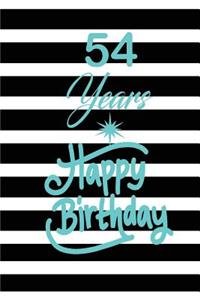 54 years happy birthday