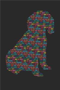 Cockapoo Journal - Cockapoo Notebook 'Word Cloud' - Gift for Cockapoo Lovers