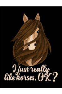 I Just Really Like Horses OK?