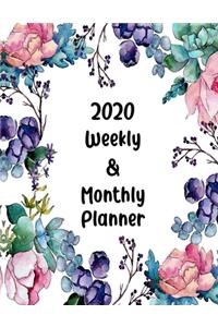 2020 Weekly & Monthly Planner