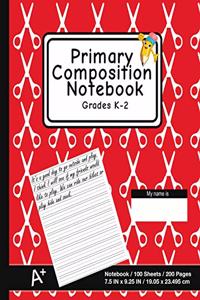 Primary Composition Notebook