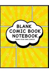 Blank Comic Book Notebook