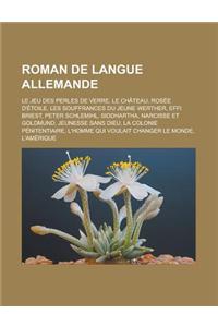 Roman de Langue Allemande