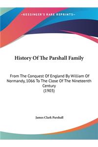 History Of The Parshall Family