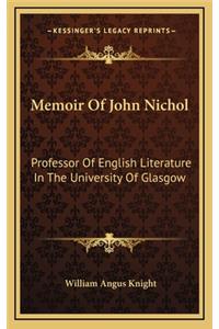 Memoir of John Nichol