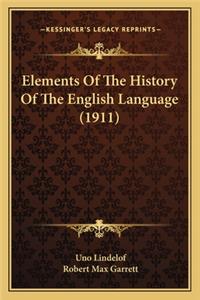 Elements Of The History Of The English Language (1911)
