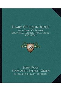 Diary of John Rous