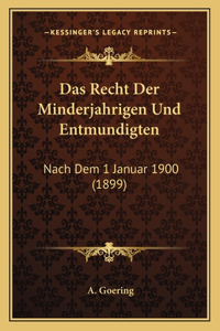 Recht Der Minderjahrigen Und Entmundigten