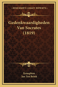 Gedenkwaardigheden Van Socrates (1819)
