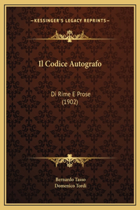 Il Codice Autografo