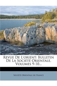 Revue de L'Orient