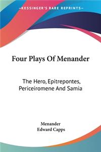 Four Plays Of Menander