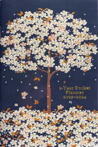 2023-24 Falling Blossoms 2-Year Pocket Planner