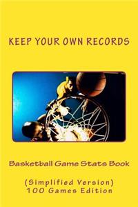 Basketball Game Stats Book