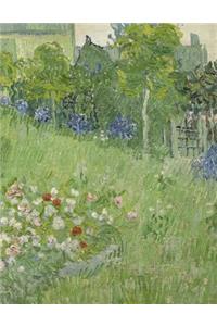 Daubigny's Garden, Vincent Van Gogh. Graph Paper Journal