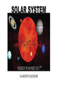 Solar System Weekly Planner 2017