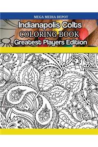 Indianapolis Colts Coloring Book Greatest Players Edition