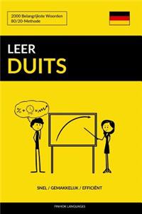 Leer Duits - Snel / Gemakkelijk / Efficiënt