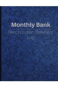 Monthly Bank Reconciliation Statement