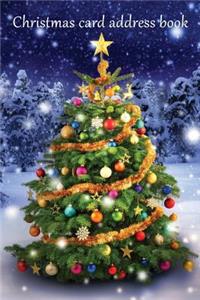 Christmas Card Address Book